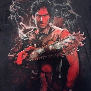 Army Of Darkness Graphic Tee - Black and Red